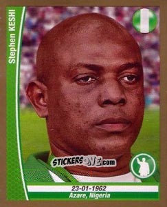 Figurina Stephen Keshi - Copa Mundial Brasil 2014 n. 302 - Navarrete