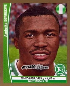 Figurina Azubuike Egwuekwe - Copa Mundial Brasil 2014 n. 307 - Navarrete