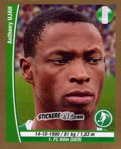 Cromo Anthony Ujah - Copa Mundial Brasil 2014 n. 313 - Navarrete