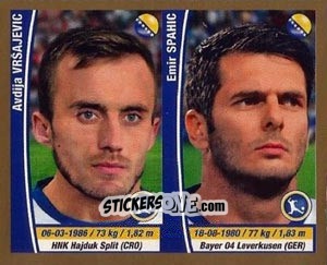 Figurina Avdija Vrsajevic/ Emir Spahic - Copa Mundial Brasil 2014 n. 321 - Navarrete