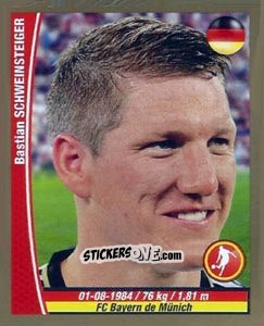 Cromo Bastian Schweinsteiger - Copa Mundial Brasil 2014 n. 345 - Navarrete