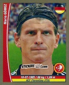 Cromo Mario Gomez - Copa Mundial Brasil 2014 n. 352 - Navarrete
