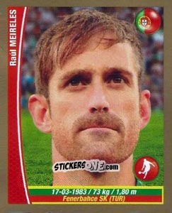 Cromo Raul Meireles - Copa Mundial Brasil 2014 n. 366 - Navarrete