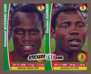 Figurina Emmanuel Agyemang Badu / Kwadwo Asamoah - Copa Mundial Brasil 2014 n. 378 - Navarrete