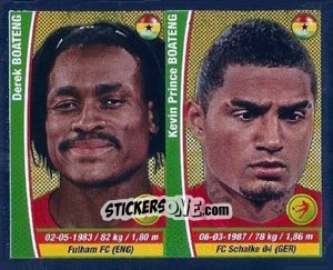 Sticker Derek Boateng/ Kevin Prince Boateng - Copa Mundial Brasil 2014 n. 379r - Navarrete