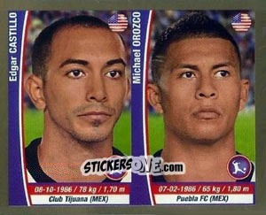 Sticker Edgar Castillo / Michael Orozco - Copa Mundial Brasil 2014 n. 384 - Navarrete