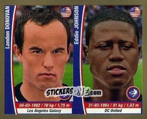 Cromo Landon Donovan / Eddie Johnson - Copa Mundial Brasil 2014 n. 389 - Navarrete
