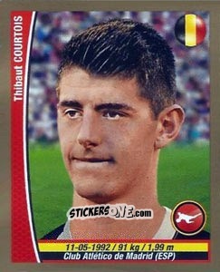 Figurina Thibaut Courtois - Copa Mundial Brasil 2014 n. 393 - Navarrete