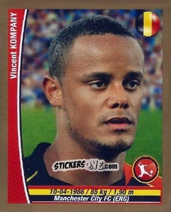 Figurina Vincent Kompany - Copa Mundial Brasil 2014 n. 398 - Navarrete
