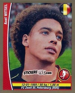 Figurina Axel Witsel - Copa Mundial Brasil 2014 n. 399 - Navarrete