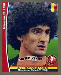Cromo Marouane Fellaini - Copa Mundial Brasil 2014 n. 400 - Navarrete