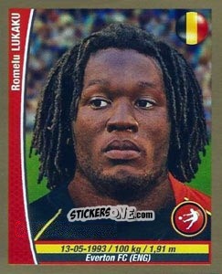 Cromo Romelu Lukaku - Copa Mundial Brasil 2014 n. 405 - Navarrete
