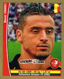 Sticker Nacer Chadli - Copa Mundial Brasil 2014 n. 408 - Navarrete