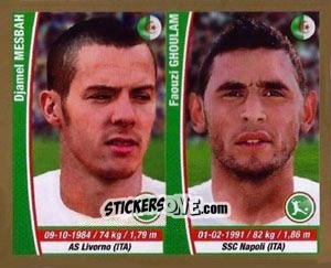 Cromo Djamel Mesbah/ Faouzi Ghoulam - Copa Mundial Brasil 2014 n. 430 - Navarrete