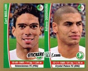 Sticker Carl Medjani/ Adlene Guedioura - Copa Mundial Brasil 2014 n. 432 - Navarrete