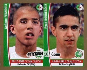 Cromo Sofiane Feghouli/ Ryad Boudebouz - Copa Mundial Brasil 2014 n. 433 - Navarrete