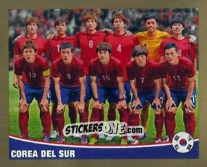 Cromo Equipo - Corea del Sur - Copa Mundial Brasil 2014 n. 436 - Navarrete