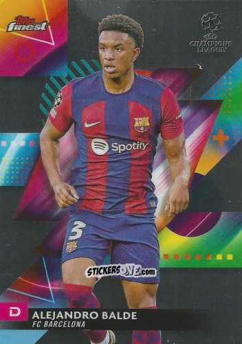 Sticker Alejandro Balde - Finest UEFA Club Competitions 2023-2024
 n. 1 - Topps