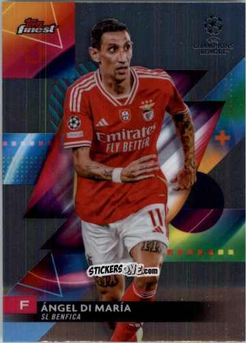 Figurina Angel Di Maria - Finest UEFA Club Competitions 2023-2024
 n. 120 - Topps