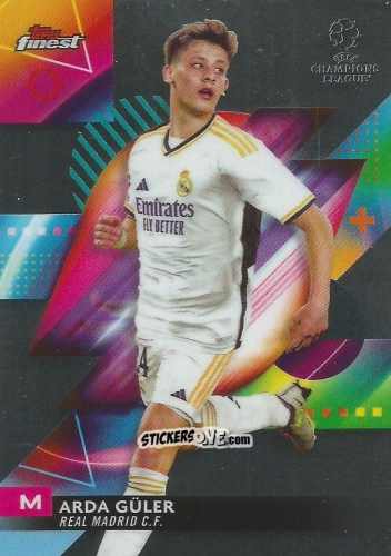 Cromo Arda Guler - Finest UEFA Club Competitions 2023-2024
 n. 37 - Topps