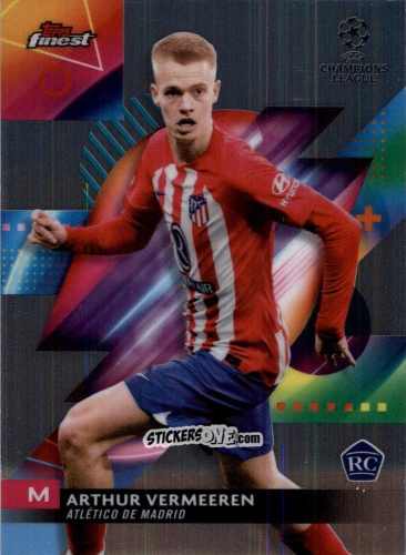 Sticker Arthur Vermeeren - Finest UEFA Club Competitions 2023-2024
 n. 6 - Topps