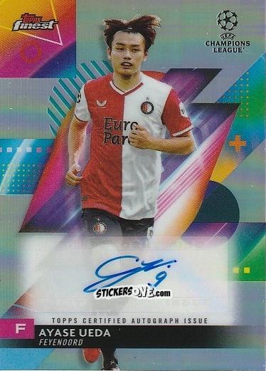 Sticker Ayase Ueda - Finest UEFA Club Competitions 2023-2024
 n. A-AU - Topps