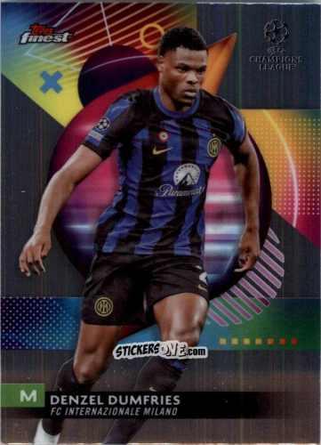 Sticker Denzel Dumfries - Finest UEFA Club Competitions 2023-2024
 n. 54 - Topps