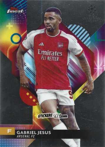 Figurina Gabriel Jesus - Finest UEFA Club Competitions 2023-2024
 n. 2 - Topps