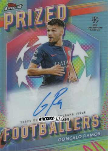 Figurina Goncalo Ramos - Finest UEFA Club Competitions 2023-2024
 n. PFA-GR - Topps