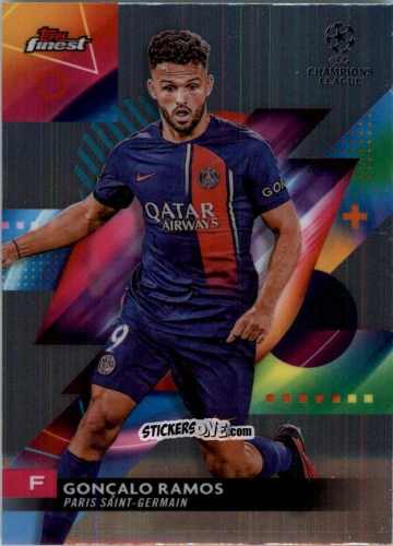 Figurina Goncalo Ramos - Finest UEFA Club Competitions 2023-2024
 n. 15 - Topps