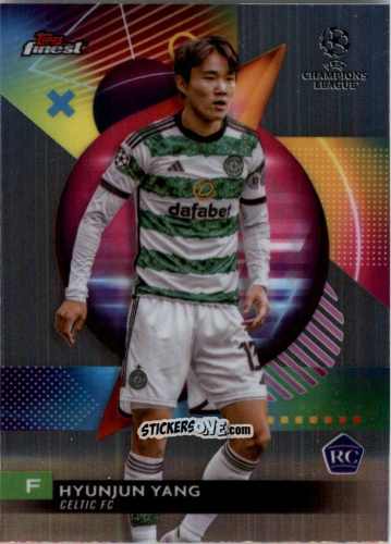 Figurina Hyunjun Yang - Finest UEFA Club Competitions 2023-2024
 n. 9 - Topps