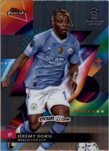 Cromo Jeremy Doku - Finest UEFA Club Competitions 2023-2024
 n. 17 - Topps