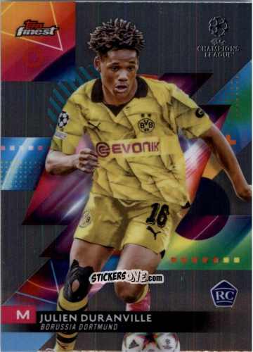 Cromo Julien Duranville - Finest UEFA Club Competitions 2023-2024
 n. 114 - Topps
