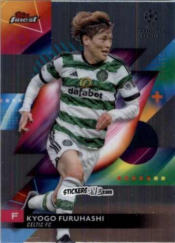 Figurina Kyogo Furuhashi - Finest UEFA Club Competitions 2023-2024
 n. 107 - Topps