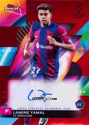 Figurina Lamine Yamal - Finest UEFA Club Competitions 2023-2024
 n. A-LY - Topps