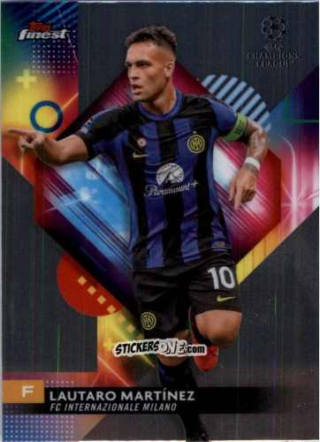 Figurina Lautaro Martinez - Finest UEFA Club Competitions 2023-2024
 n. 143 - Topps