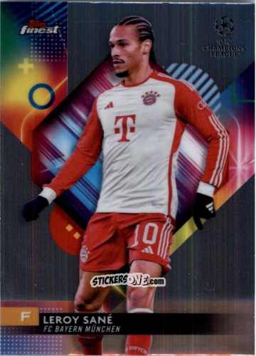 Figurina Leroy Sane - Finest UEFA Club Competitions 2023-2024
 n. 62 - Topps