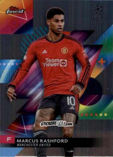 Sticker Marcus Rashford - Finest UEFA Club Competitions 2023-2024
 n. 24 - Topps
