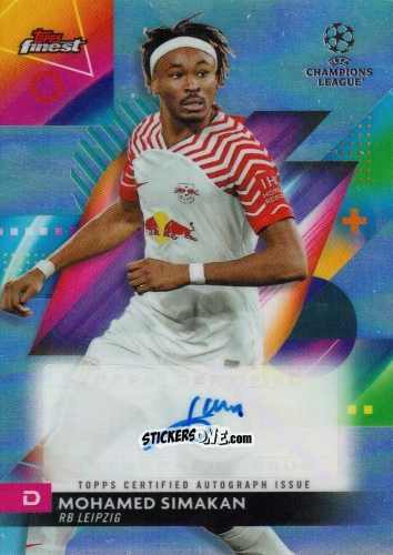 Sticker Mohamed Simakan - Finest UEFA Club Competitions 2023-2024
 n. A-MS - Topps