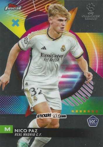 Cromo Nico Paz - Finest UEFA Club Competitions 2023-2024
 n. 71 - Topps