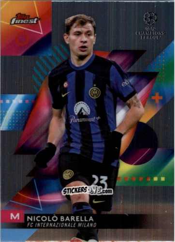 Figurina Nicolo Barella - Finest UEFA Club Competitions 2023-2024
 n. 12 - Topps