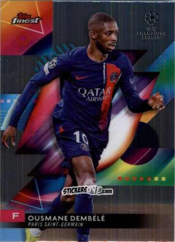 Figurina Ousmane Dembele - Finest UEFA Club Competitions 2023-2024
 n. 30 - Topps