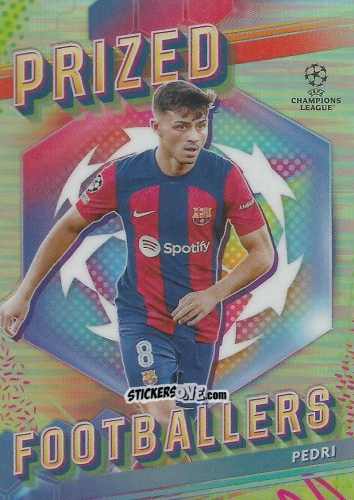 Sticker Pedri - Finest UEFA Club Competitions 2023-2024
 n. PF-7 - Topps