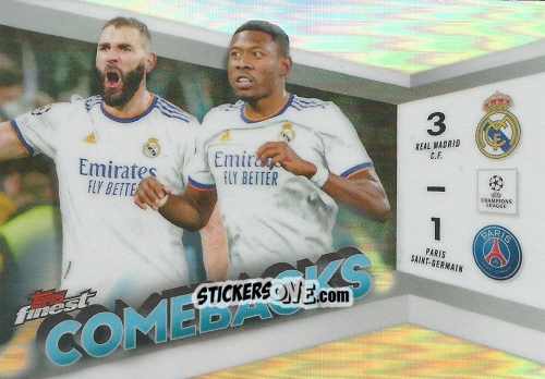 Cromo Real Madrid C.F. vs. Paris Saint-Germain - Finest UEFA Club Competitions 2023-2024
 n. FC-1 - Topps