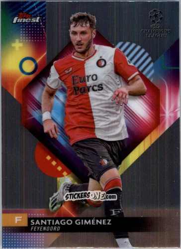 Sticker Santiago Gimenez - Finest UEFA Club Competitions 2023-2024
 n. 21 - Topps