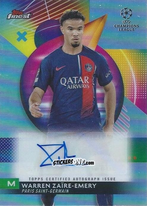 Figurina Warren Zaire-Emery - Finest UEFA Club Competitions 2023-2024
 n. A-WZ - Topps