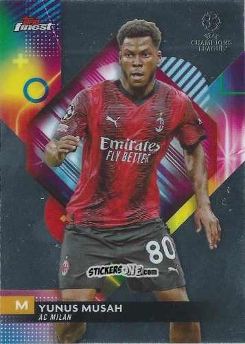 Cromo Yunus Musah - Finest UEFA Club Competitions 2023-2024
 n. 90 - Topps