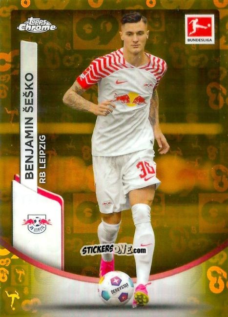 Cromo Benjamin Sesko - Bundesliga Chrome 2023-2024
 n. 57 - Topps