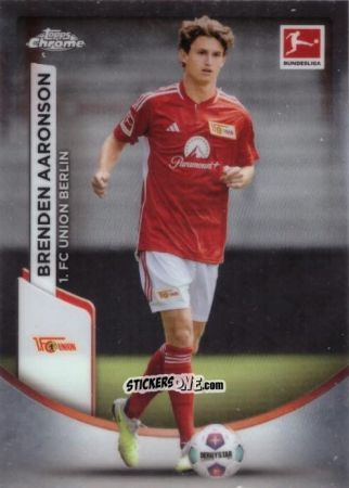 Sticker Brenden Aaronson - Bundesliga Chrome 2023-2024
 n. 8 - Topps