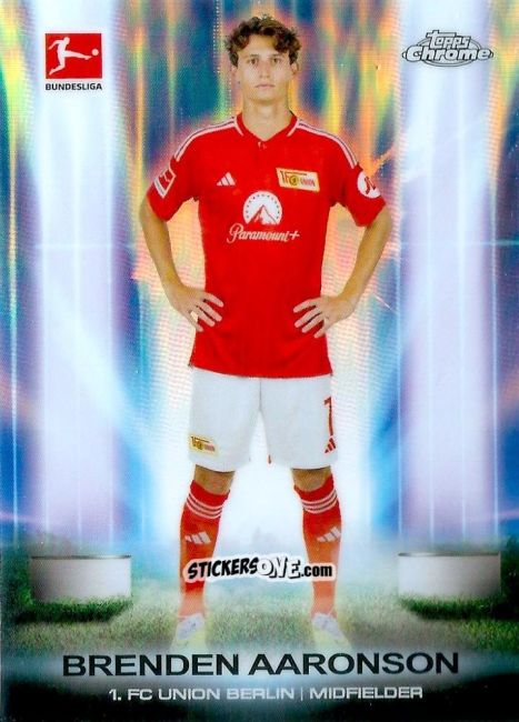 Sticker Brenden Aaronson - Bundesliga Chrome 2023-2024
 n. UB-1 - Topps